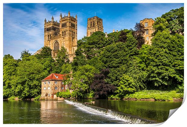  Durham Cathedral Print by jim doneathy