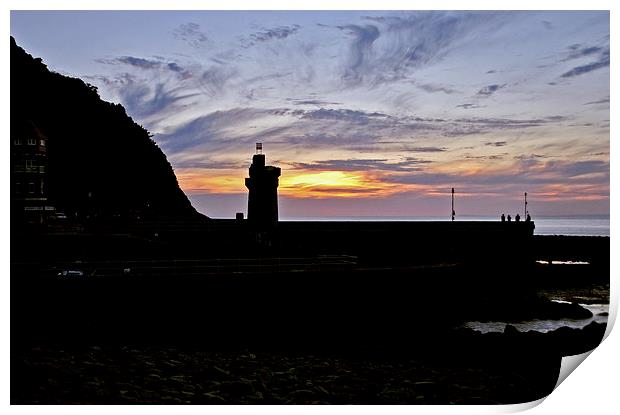 Lynmouth Sunset  Print by graham young