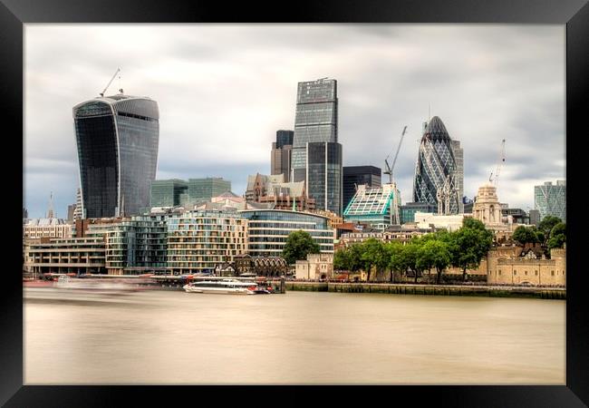 The City of London skyline  Framed Print by David French
