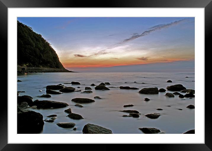 The Evening Tide  Framed Mounted Print by graham young