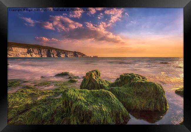 Alum Bay and The Needles #2 Framed Print by Wight Landscapes