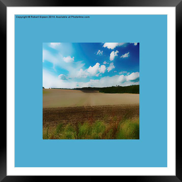  Yorkshire blue in the frame Framed Mounted Print by Robert Gipson