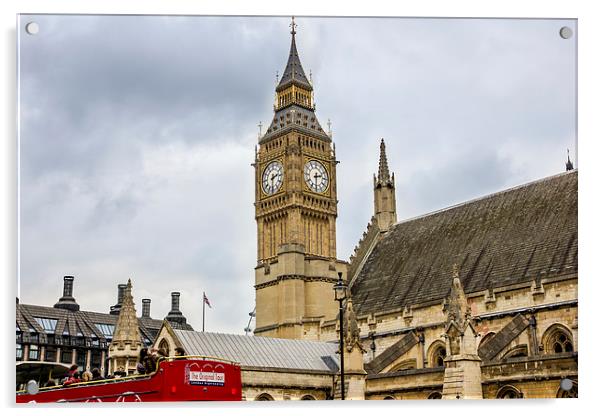  Big Ben Acrylic by Patrycja Polechonska