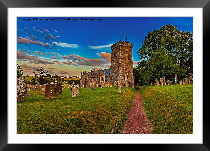  St Cyres and St Julitta Church, Exeter Framed Mounted Print by Pete Lawless