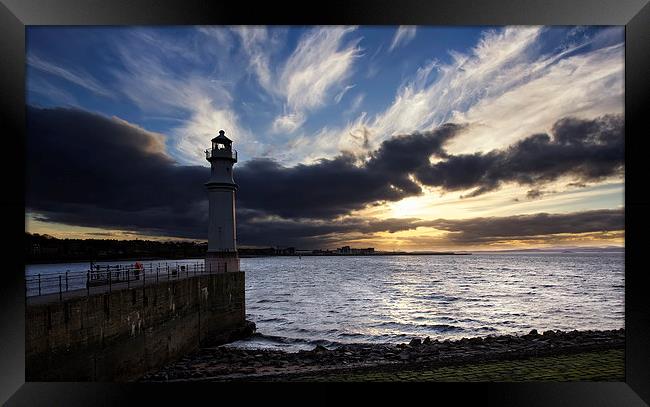  Newhaven Skies Framed Print by Rod Hanchard-Goodwin