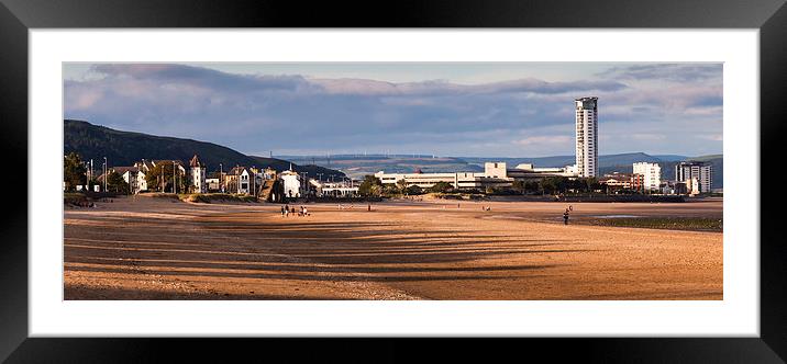  Swansea Bay Framed Mounted Print by Leighton Collins