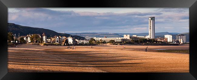  Swansea Bay Framed Print by Leighton Collins