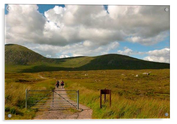  hillwalkers Acrylic by dale rys (LP)