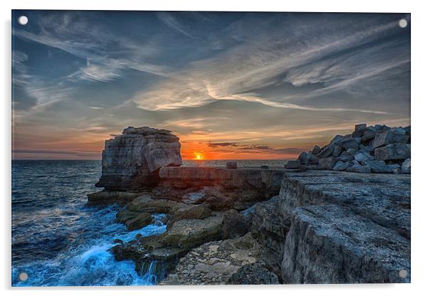  Sunset at Pulpit Rock Acrylic by Mark Godden