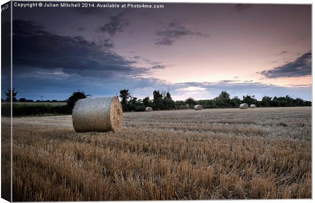  After the Harvest Canvas Print by Julian Mitchell