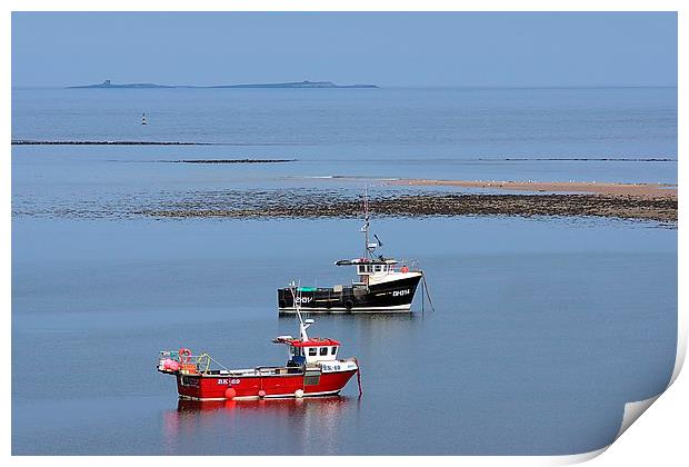  Fishing Boats Print by kevin wise