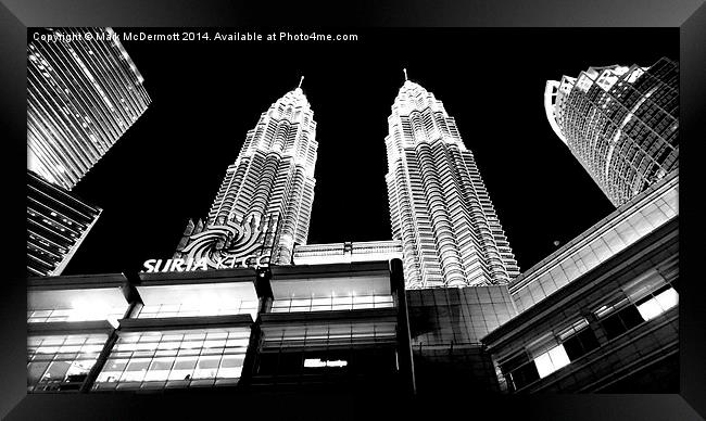  KLCC & Petronas Towers Framed Print by Mark McDermott