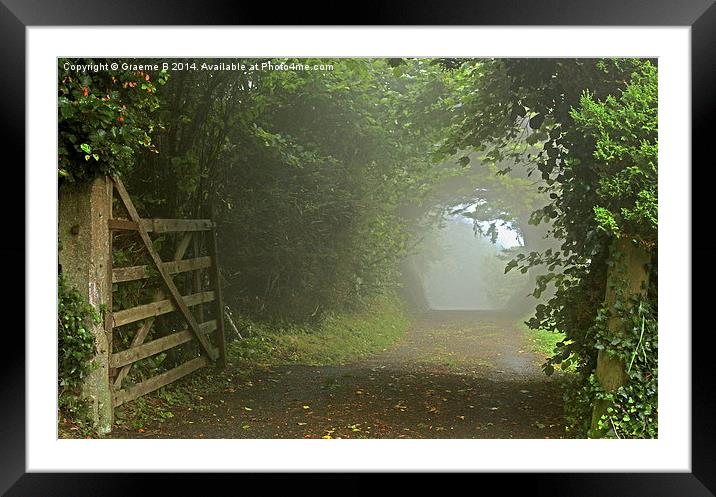 Mistery 2 Framed Mounted Print by Graeme B