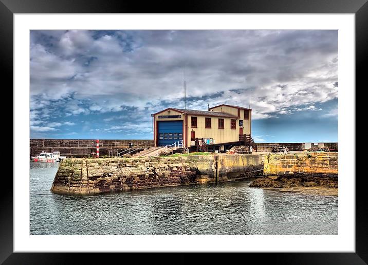  St Abbs lifeboat station Framed Mounted Print by kevin wise
