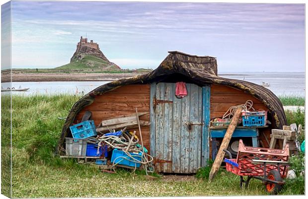  Boat Shed Canvas Print by kevin wise