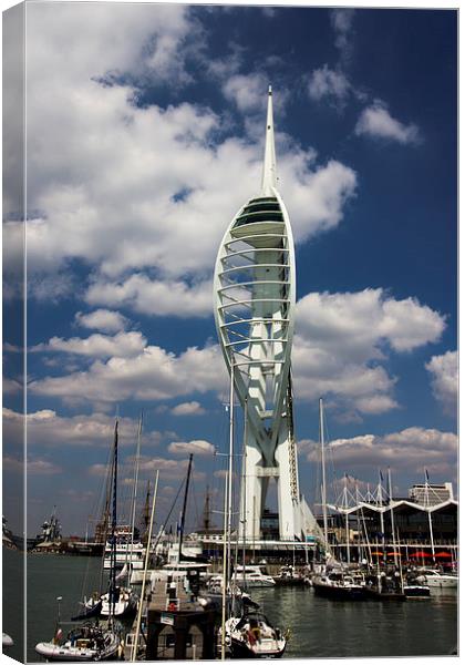  The Spinnaker Tower Canvas Print by Dean Messenger