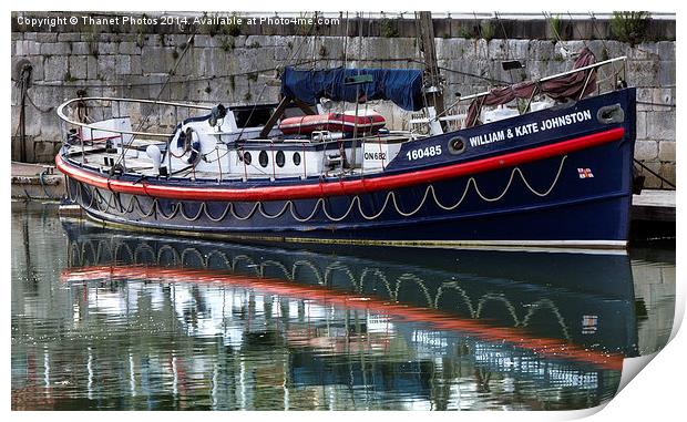  RNLB William and Kate Johnstone Print by Thanet Photos