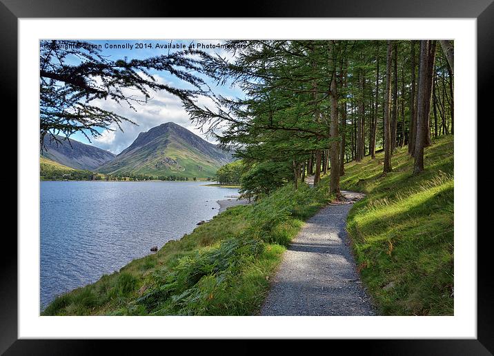  Beautiful Buttermere Framed Mounted Print by Jason Connolly