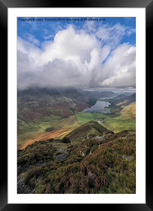  Fleetwith Pike Views Framed Mounted Print by Jason Connolly