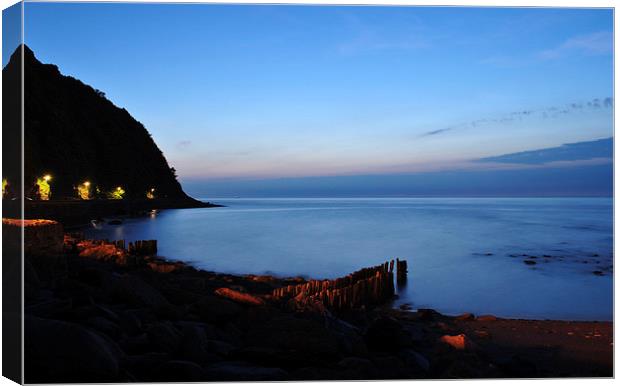 Lynmouth Bay Sunset  Canvas Print by graham young
