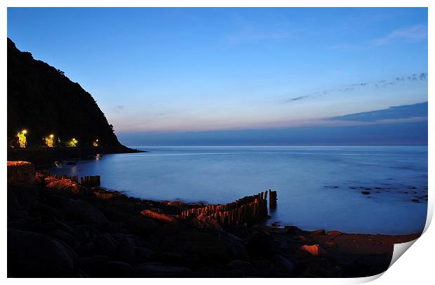 Lynmouth Bay Sunset  Print by graham young