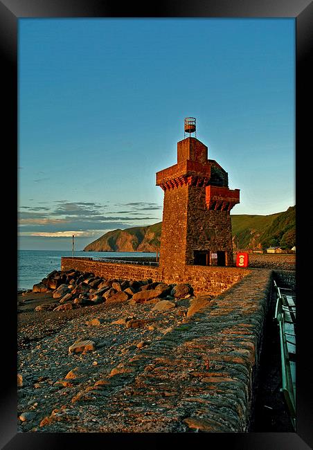 The Rhenish Tower at Lynmouth  Framed Print by graham young