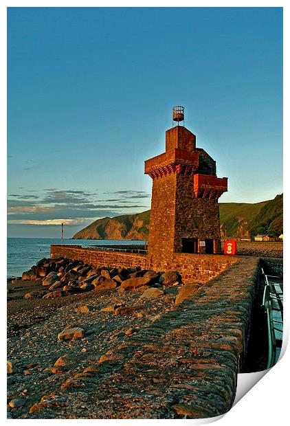 The Rhenish Tower at Lynmouth  Print by graham young