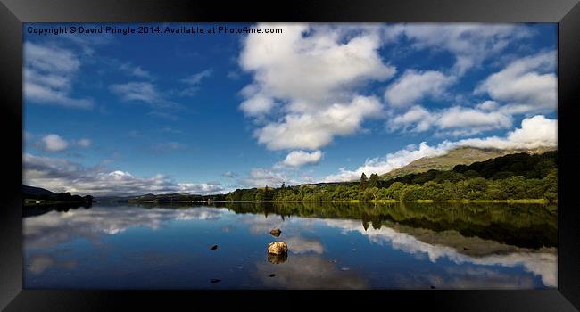 Coniston Water Framed Print by David Pringle