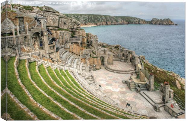  Minack Theatre Canvas Print by Diane Griffiths