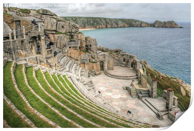  Minack Theatre Print by Diane Griffiths