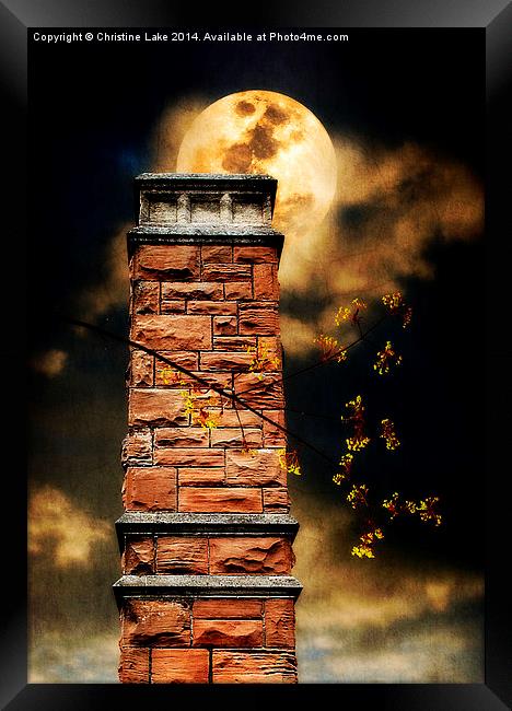 Tower By Moonlight  Framed Print by Christine Lake