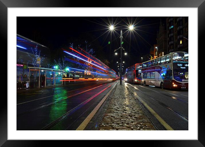  Princes Street Framed Mounted Print by Paul Tait