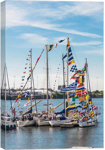 Flags Of The World 2 Canvas Print by Steve Purnell