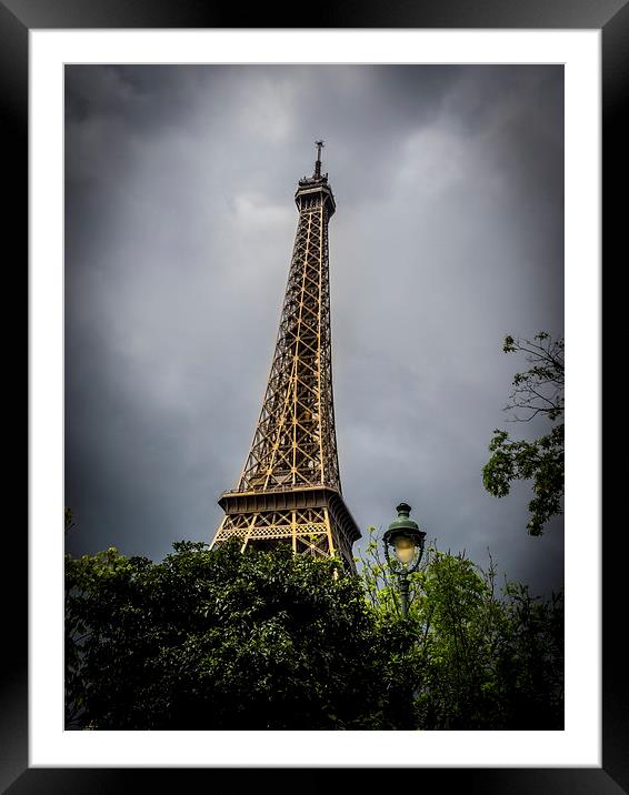 Eiffel Tower, Paris, France Framed Mounted Print by Mark Llewellyn