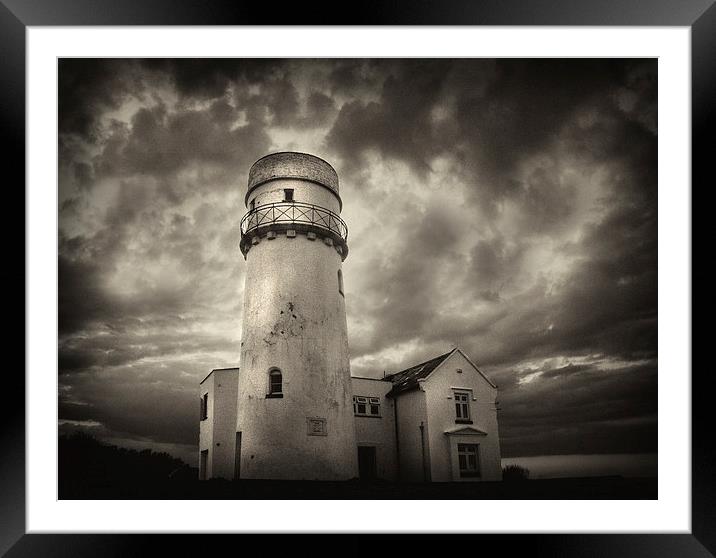  Hunstanton Lighthouse Framed Mounted Print by Mike Sherman Photog