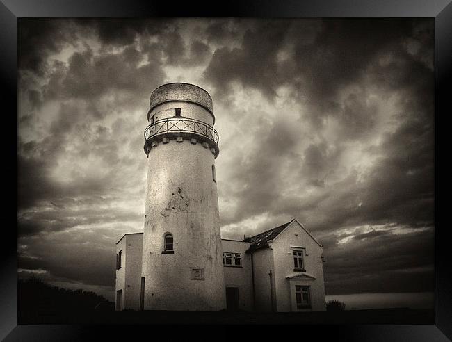  Hunstanton Lighthouse Framed Print by Mike Sherman Photog