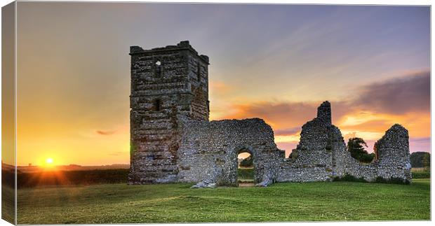 Knowlton Church Canvas Print by James Battersby