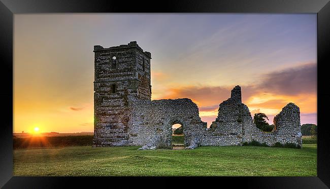 Knowlton Church Framed Print by James Battersby