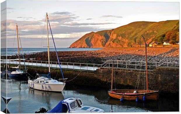 High Tide at Lynmouth  Canvas Print by graham young