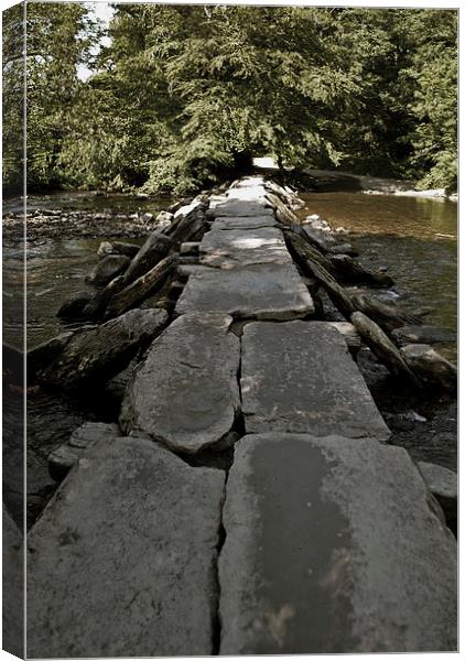 Tarr Steps  Canvas Print by graham young