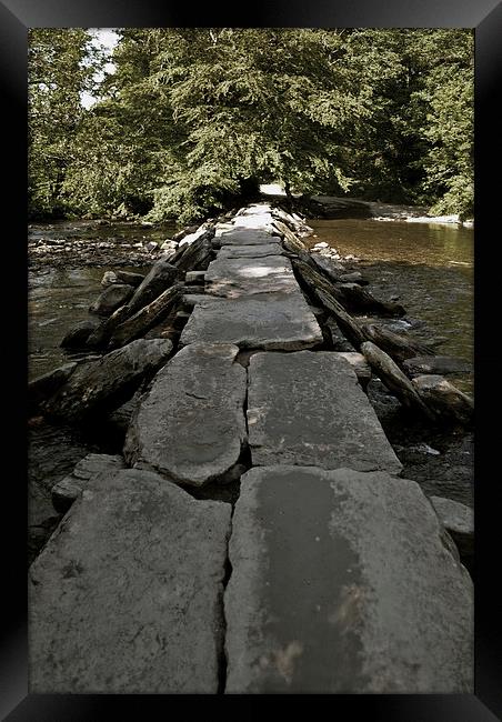 Tarr Steps  Framed Print by graham young