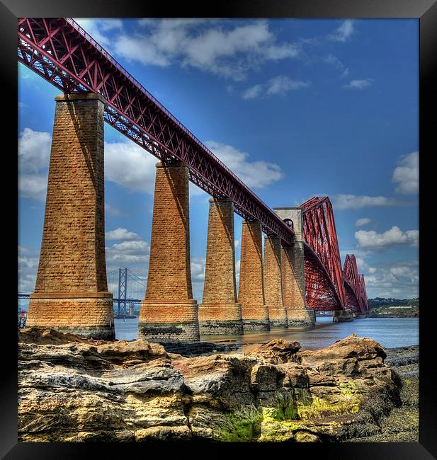 The Forth Bridge, South Queensferry, Scotland.  Framed Print by ALBA PHOTOGRAPHY