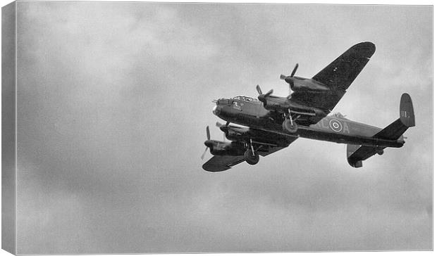  Lancaster Bomber Canvas Print by Ian Young