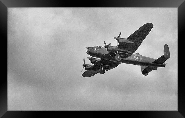  Lancaster Bomber Framed Print by Ian Young