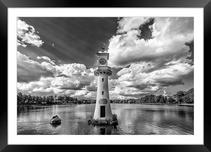  Roath park lake Framed Mounted Print by Andrew Richards