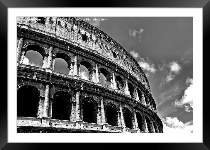  Colosseum      Framed Mounted Print by Ferenc Verebélyi