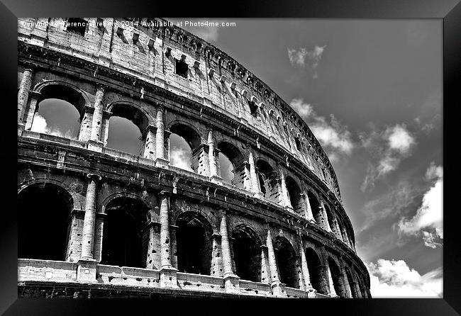  Colosseum      Framed Print by Ferenc Verebélyi