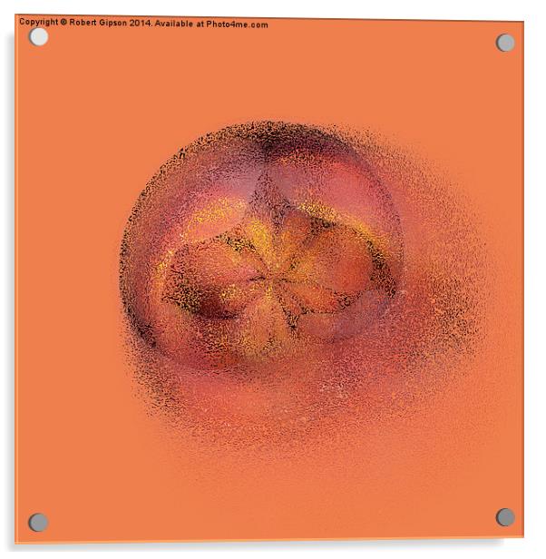  Peach blur Acrylic by Robert Gipson