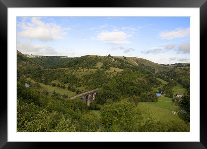 Monsal Dale Framed Mounted Print by James Battersby