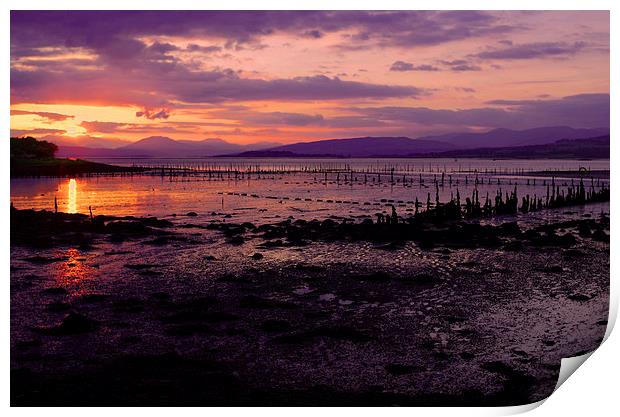  Sunset on the clyde  Print by Kenny McCormick